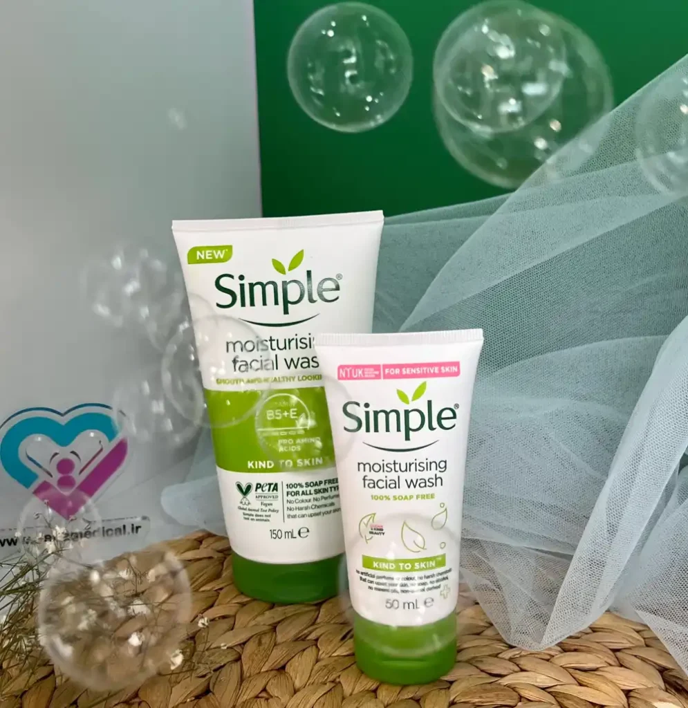 ژل شستشوی پوست خشک و حساس سیمپل