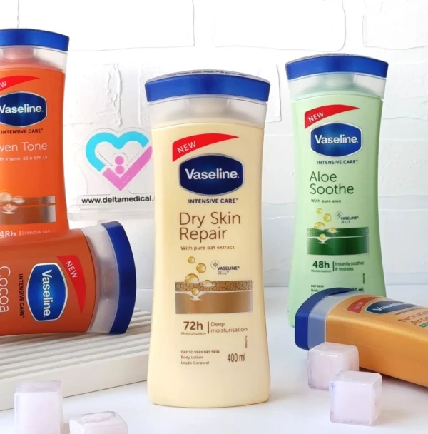 لوسیون بدن جوانه گندم وازلین